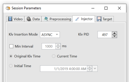 Injector configuration