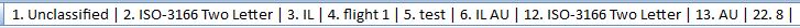 Security metadata CSV