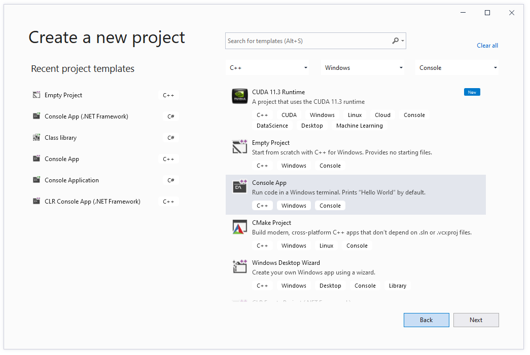 Visual Studio wizard
