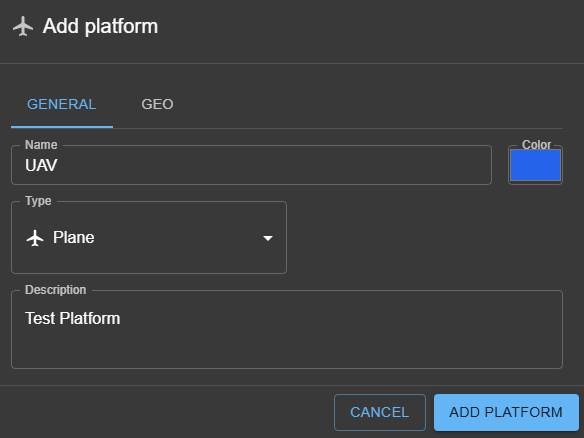 Platforrm config