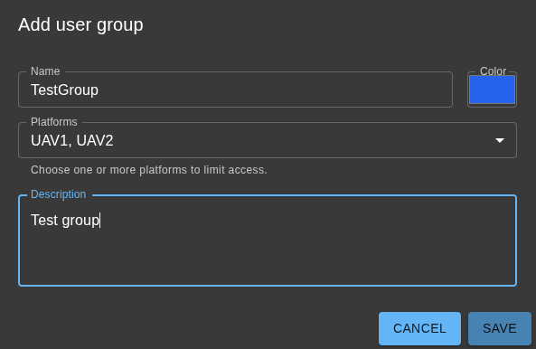 Add Usergroup