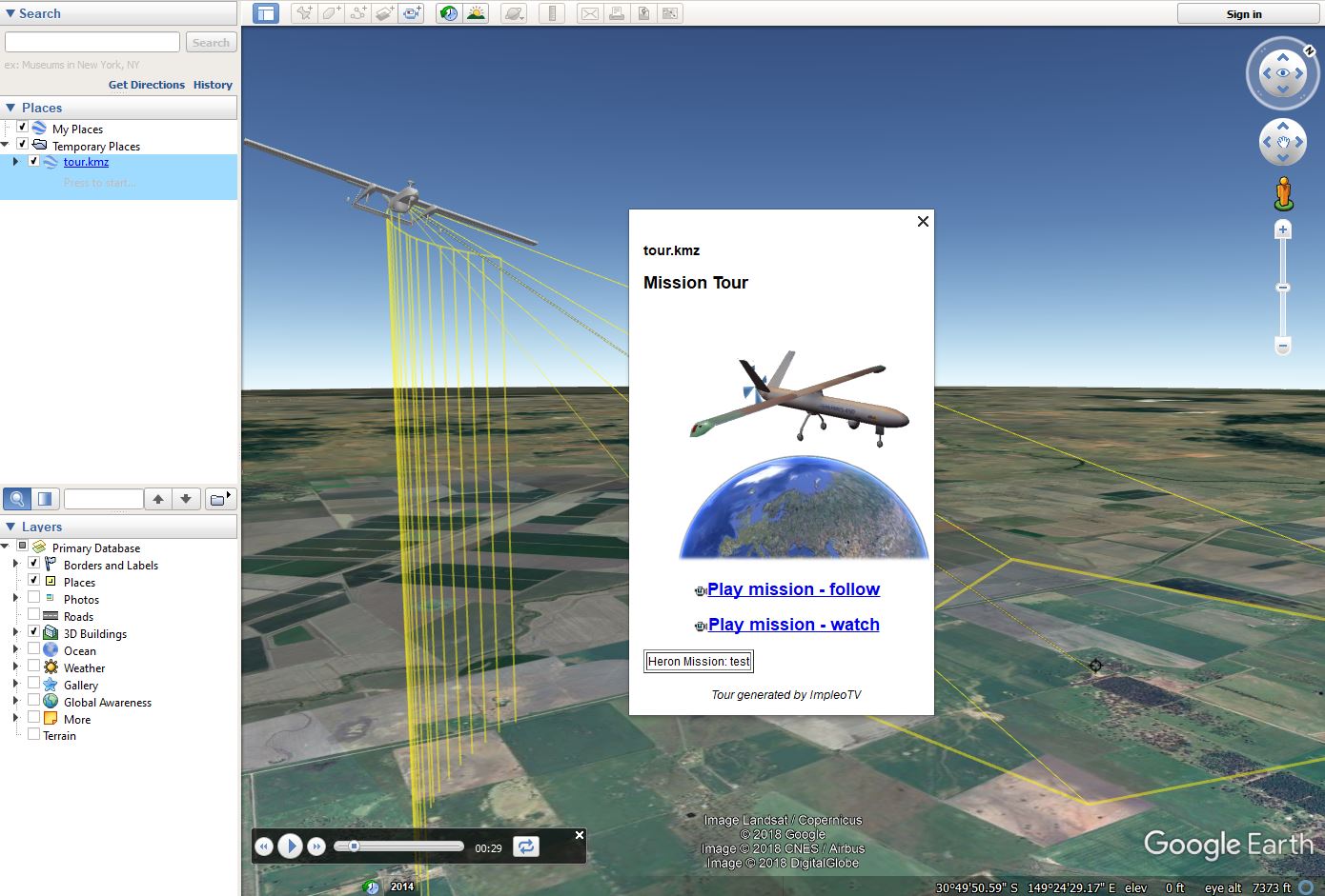 GE Tour in Google Earth
