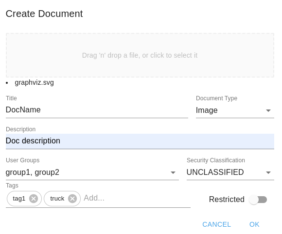 Open Document repository