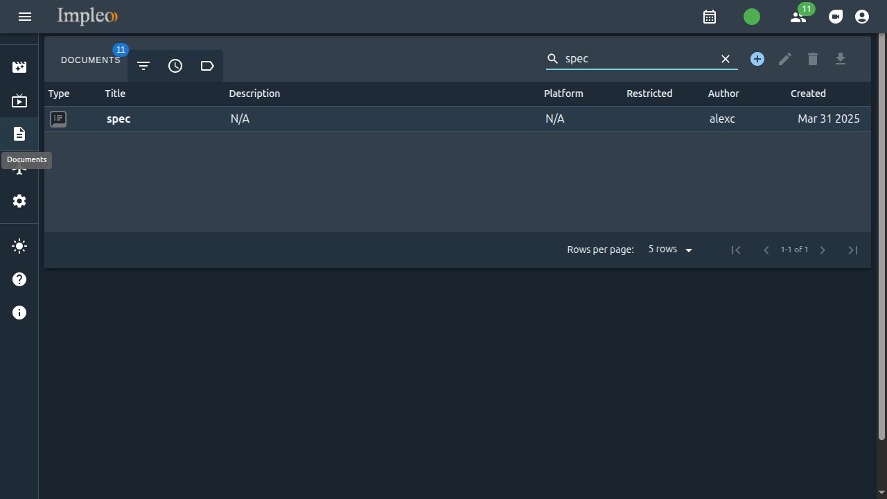 Document repository