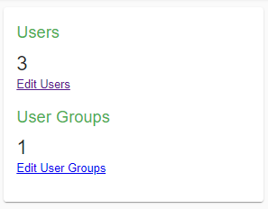 Edit Usergroups